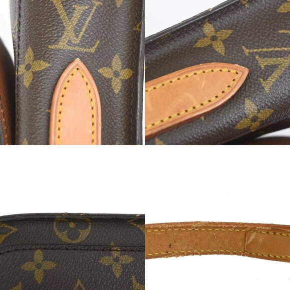 LOUIS VUITTON Saint Cloud GM Shoulder Bag Monogram Leather Brown M51242 39EF675 - Picture 10 of 15